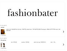 Tablet Screenshot of fashionbater.blogspot.com