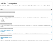 Tablet Screenshot of aiesecinconcepcion.blogspot.com