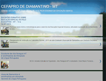 Tablet Screenshot of cefaprodediamantino.blogspot.com