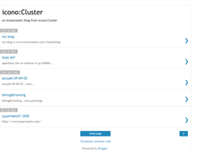 Tablet Screenshot of iconocluster.blogspot.com