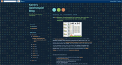 Desktop Screenshot of kevins-gewinnspiel-blog.blogspot.com