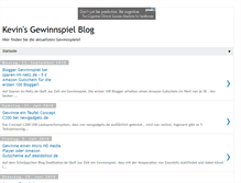 Tablet Screenshot of kevins-gewinnspiel-blog.blogspot.com
