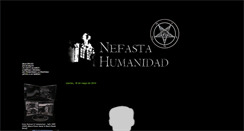 Desktop Screenshot of nefastahumanidad.blogspot.com