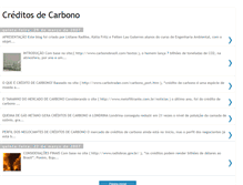Tablet Screenshot of creditosdecarbono.blogspot.com
