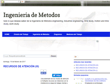 Tablet Screenshot of ingenieriametodos.blogspot.com