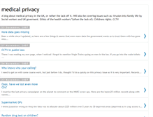 Tablet Screenshot of nomedicalprivacy.blogspot.com