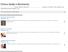 Tablet Screenshot of clinsaudeemovimento.blogspot.com