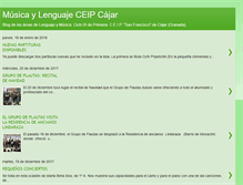 Tablet Screenshot of ceipcajar-leng-music.blogspot.com