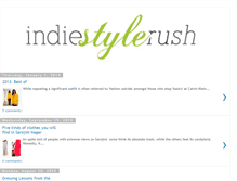 Tablet Screenshot of indiestylerush.blogspot.com