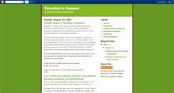 Desktop Screenshot of parasites-in-humans.blogspot.com