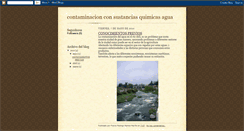 Desktop Screenshot of contaminacionsustanciasquimicasagua.blogspot.com