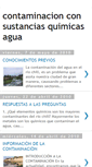 Mobile Screenshot of contaminacionsustanciasquimicasagua.blogspot.com
