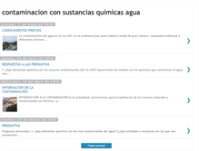 Tablet Screenshot of contaminacionsustanciasquimicasagua.blogspot.com