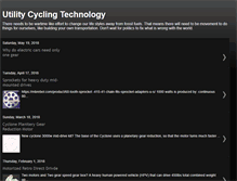 Tablet Screenshot of commutercycling.blogspot.com