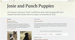 Desktop Screenshot of josieandpunchpuppies.blogspot.com