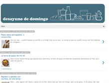 Tablet Screenshot of desayunodedomingo.blogspot.com