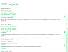 Tablet Screenshot of civic-bangalore.blogspot.com