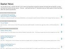 Tablet Screenshot of koshernews.blogspot.com