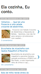 Mobile Screenshot of elacozinhaeuconto.blogspot.com