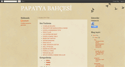 Desktop Screenshot of papatyalar-papatyalar.blogspot.com
