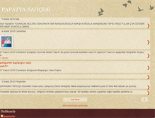 Tablet Screenshot of papatyalar-papatyalar.blogspot.com