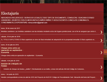 Tablet Screenshot of electajuris.blogspot.com