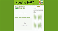 Desktop Screenshot of fullsouthparkepisodes.blogspot.com