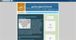 Desktop Screenshot of gestionaprendiente.blogspot.com