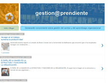 Tablet Screenshot of gestionaprendiente.blogspot.com