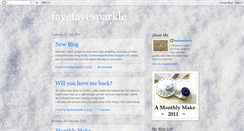 Desktop Screenshot of fayefayesparkle.blogspot.com