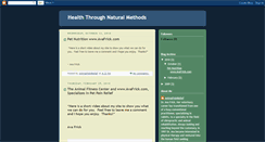 Desktop Screenshot of healththroughnaturalmethods.blogspot.com