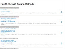 Tablet Screenshot of healththroughnaturalmethods.blogspot.com