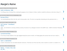 Tablet Screenshot of margiesmaine.blogspot.com