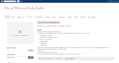 Desktop Screenshot of pilesofmilesandbabysmiles.blogspot.com