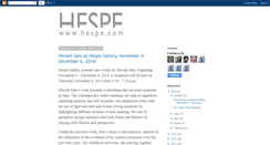 Desktop Screenshot of hespegallery.blogspot.com