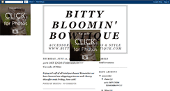 Desktop Screenshot of bittybloominbowtique.blogspot.com