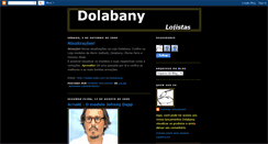 Desktop Screenshot of dolabany.blogspot.com