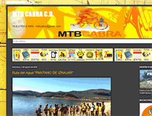 Tablet Screenshot of mtbcabra.blogspot.com