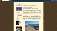 Desktop Screenshot of jovoneverett.blogspot.com