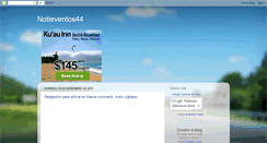 Desktop Screenshot of notieventos44.blogspot.com
