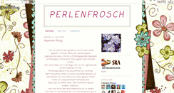 Desktop Screenshot of perlenfrosch.blogspot.com