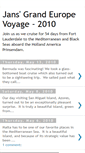 Mobile Screenshot of jansgrandeuropevoyage-2010.blogspot.com