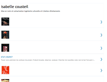 Tablet Screenshot of isabellecousteil.blogspot.com