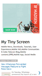 Mobile Screenshot of mytinyscreen.blogspot.com