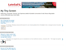 Tablet Screenshot of mytinyscreen.blogspot.com
