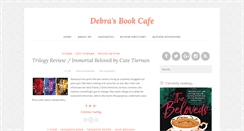 Desktop Screenshot of debrasbookcafe.blogspot.com