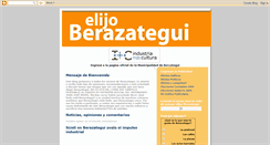 Desktop Screenshot of elijoberazategui.blogspot.com