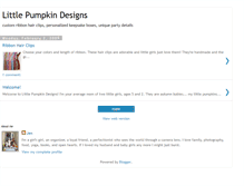 Tablet Screenshot of littlepumpkindesigns.blogspot.com