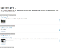 Tablet Screenshot of deliciouslifes.blogspot.com