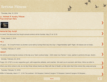 Tablet Screenshot of crossfitseriousfitness.blogspot.com